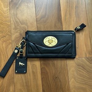 Leather Emma Fox Clutch